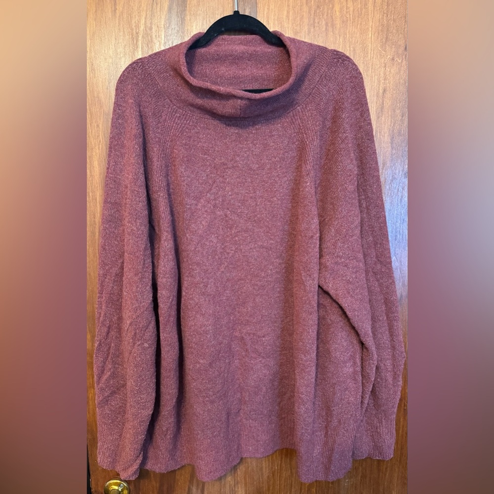 Ava & Viv Women’s Plus Size Cowl Neck Sweater - Size 3X - Picture 2 of 4